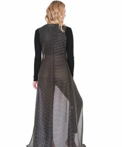 Baccio Sheer Mesh Sleeveless Robe Swim 21 Baccio Sheer Mesh Sleeveless Robe Swim