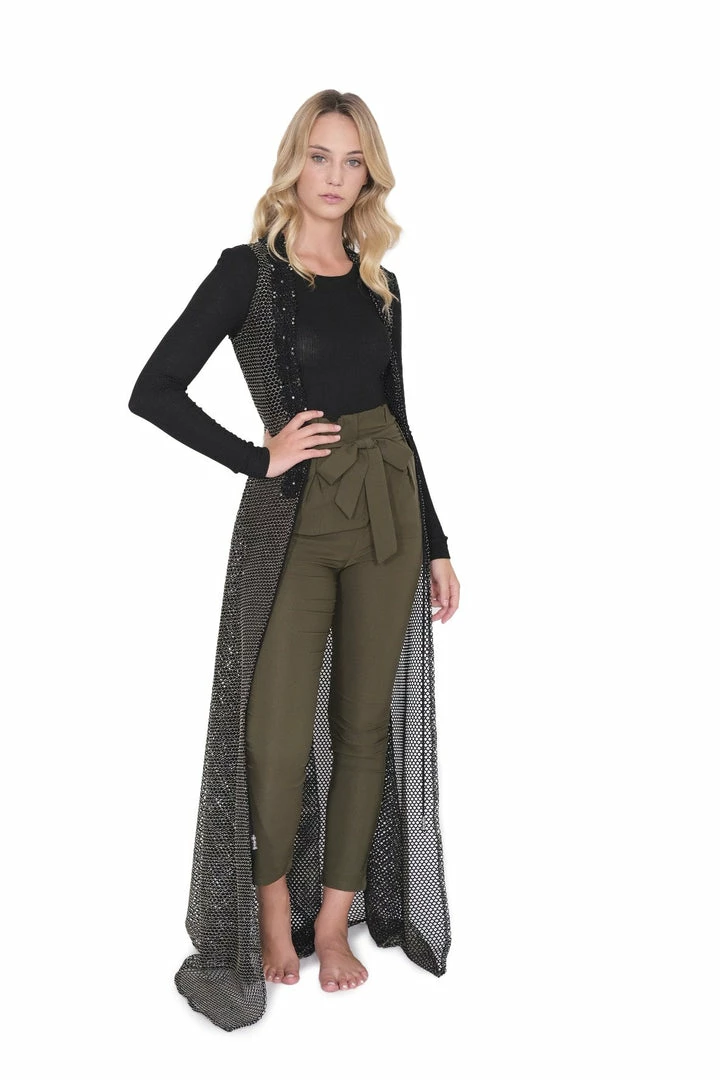 Baccio Sheer Mesh Sleeveless Robe Swim 9 Baccio Sheer Mesh Sleeveless Robe Swim