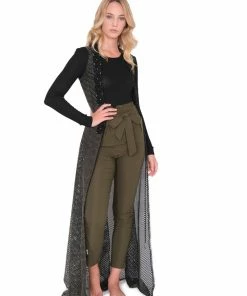 Baccio Sheer Mesh Sleeveless Robe Swim 19 Baccio Sheer Mesh Sleeveless Robe Swim