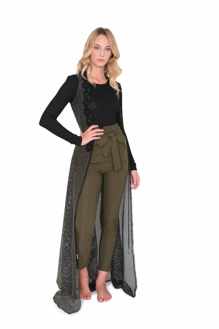 Baccio Sheer Mesh Sleeveless Robe Swim 10 Baccio Sheer Mesh Sleeveless Robe Swim