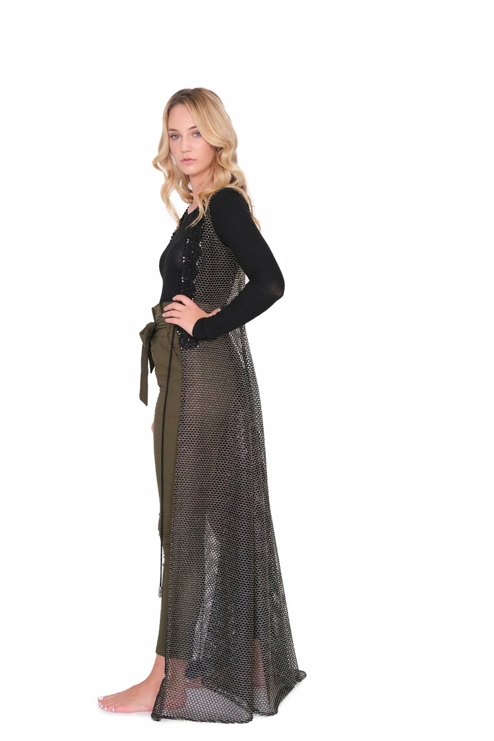 Baccio Sheer Mesh Sleeveless Robe Swim 11 Baccio Sheer Mesh Sleeveless Robe Swim