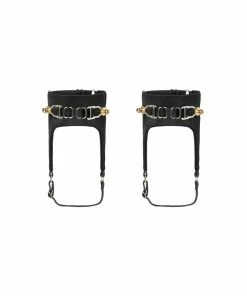 Murmur Black Satin Anklets Accessories