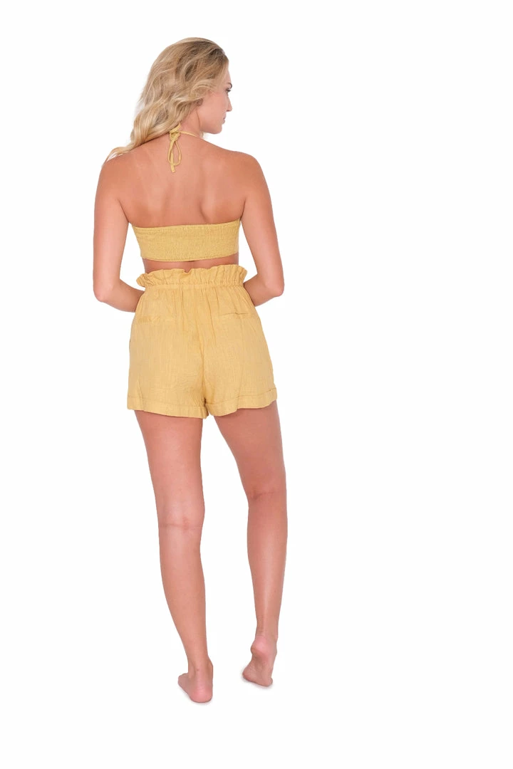 Dress Forum Yellow High Waist Shorts 11 Dress Forum Yellow High Waist Shorts