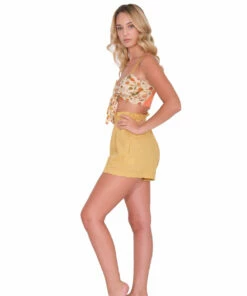 Z&L Floral Tied Bralette Top Tops 16 Z&L Floral Tied Bralette Top Tops