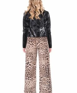 Blanc Noir Basics Black Zip Up Moto Jacket