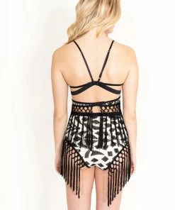 EastNWest Label Fringe Sparkle Bra Black Lingerie 17 EastNWest Label Fringe Sparkle Bra Black Lingerie