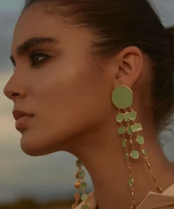 La Sierra Accessories Sea Green Bazaar Earrings