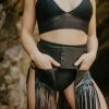 Samantha Eng Black Mesh Bralette