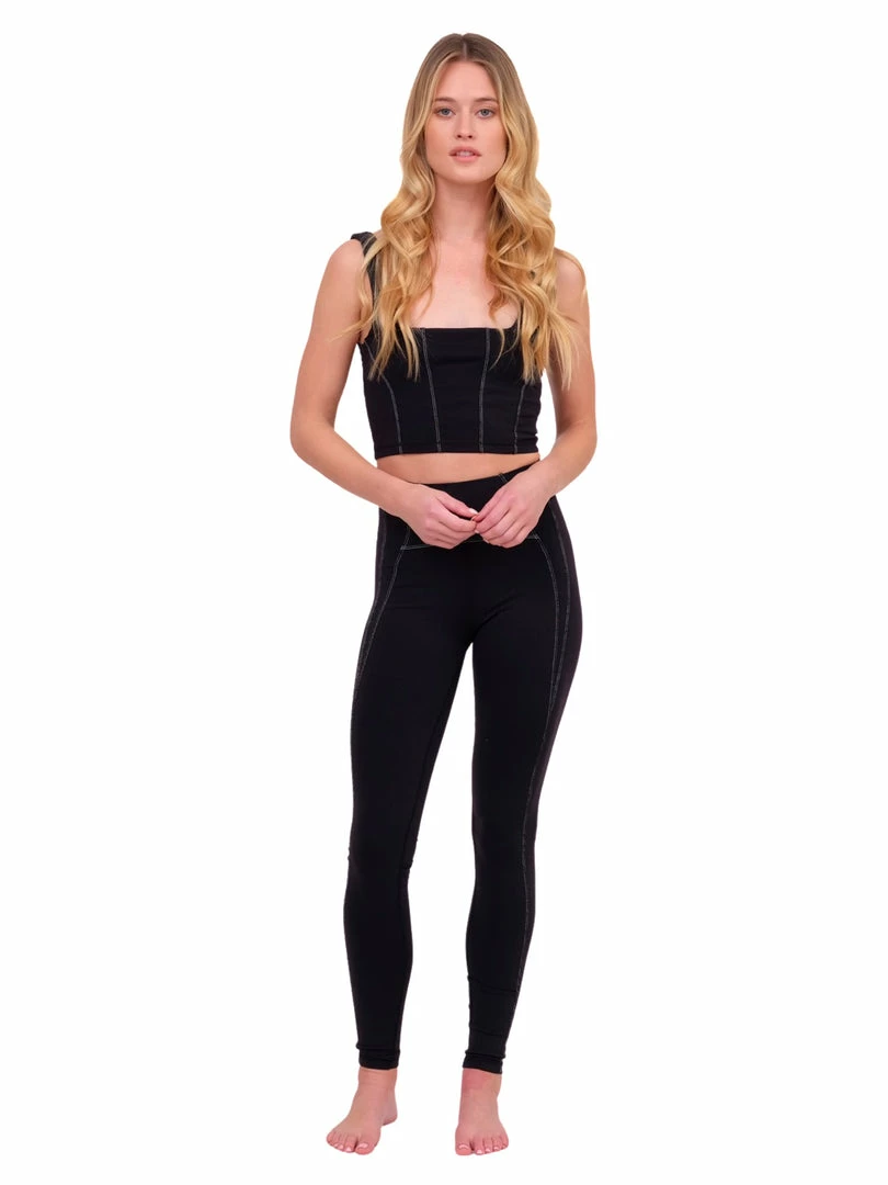 Glyder Black & White Contrast Sports Bra Activewear 7 Glyder Black & White Contrast Sports Bra Activewear