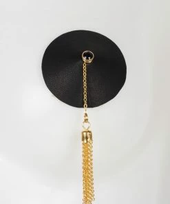 Fraulein Kink Onyx Chain Tassel Pasties Lingerie