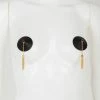 Fraulein Kink Onyx Chain Tassel Pasties Lingerie 1 Fraulein Kink Onyx Chain Tassel Pasties Lingerie
