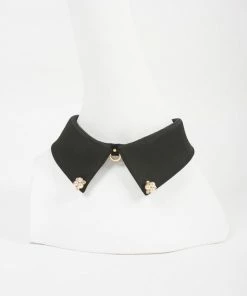 Fraulein Kink Black Satin Lead & Collar Lingerie