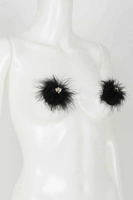 Fraulein Kink Marabou Feather Pasties Lingerie 4 Fraulein Kink Marabou Feather Pasties Lingerie