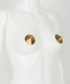 Fraulein Kink Gold Pasties With Swarovski Crystals 11 Fraulein Kink Gold Pasties With Swarovski Crystals
