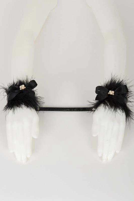 Fraulein Kink Marabou Feather Handcuffs Lingerie 3 Fraulein Kink Marabou Feather Handcuffs Lingerie