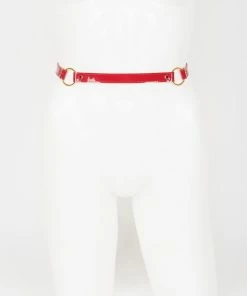 Fraulein Kink Red Hot Garter Belt Lingerie
