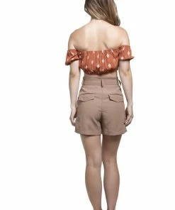 Dress Forum Rust Crop Top