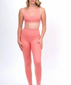 Glyder Coral Gloss Sports Bra Activewear