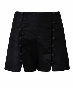 Azulu Bottoms Button Up High Waisted Shorts 8 Azulu Bottoms Button Up High Waisted Shorts