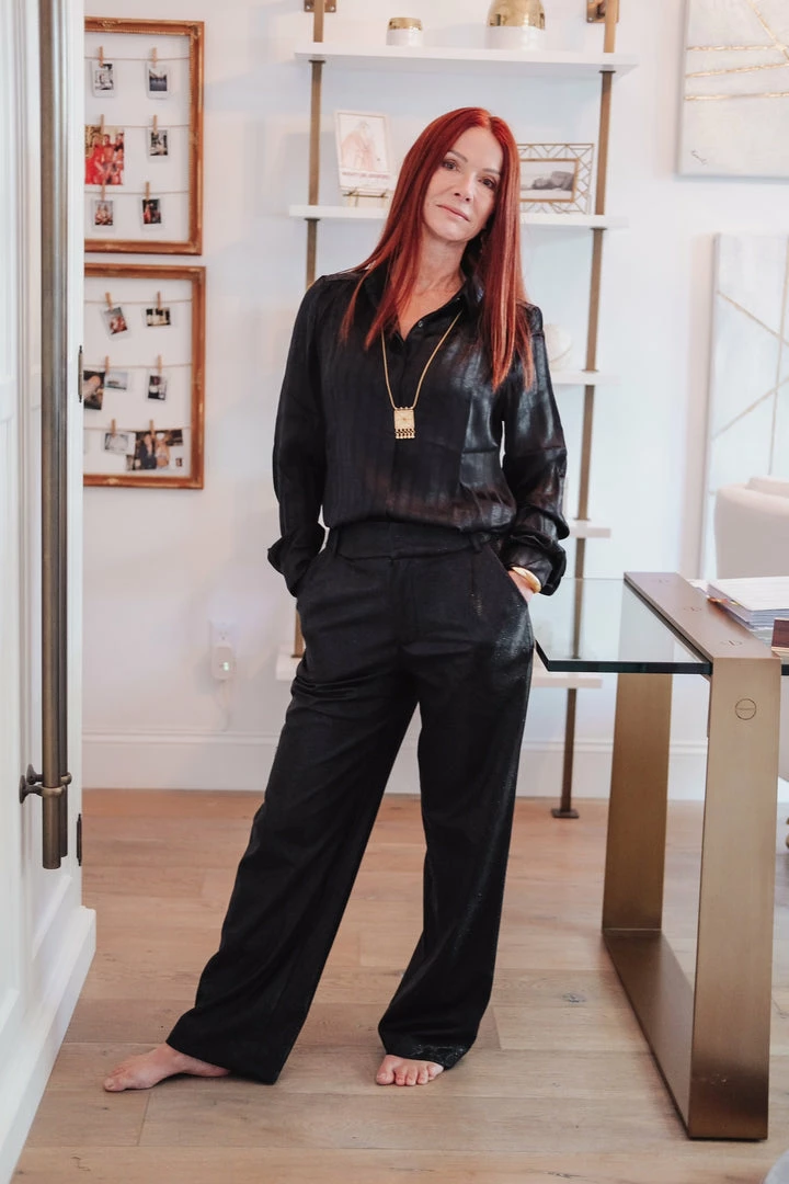 Q2 Tops Black Satin Long Sleeve Blouse 3 Q2 Tops Black Satin Long Sleeve Blouse