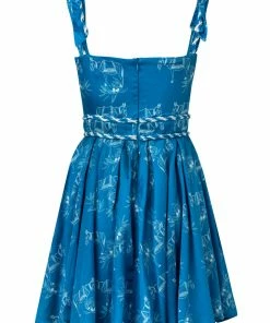 Azulu Dresses Blue El Burro Mini Dress 25 Azulu Dresses Blue El Burro Mini Dress