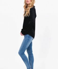 Q2 Tops Black Satin Long Sleeve Blouse 16 Q2 Tops Black Satin Long Sleeve Blouse