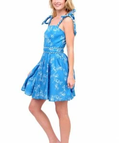 Azulu Dresses Blue El Burro Mini Dress 22 Azulu Dresses Blue El Burro Mini Dress