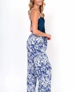 Samantha Eng Navy Blue Silk Cami Top