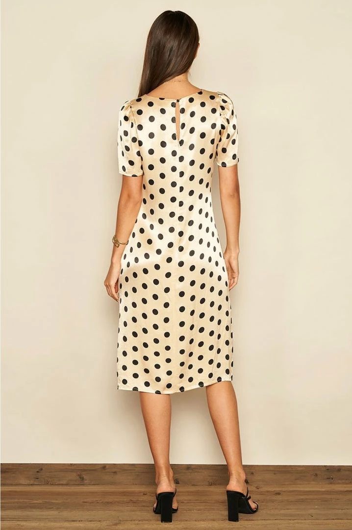 Dress Forum Polka Dot Satin Midi Dress 12 Dress Forum Polka Dot Satin Midi Dress