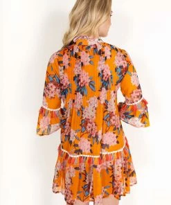 Dresses Taj Floral Orange Tunic