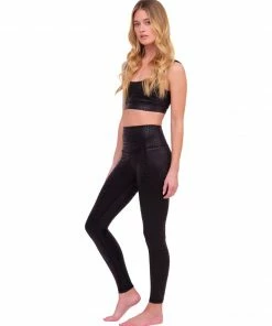Glyder Black Gator Sports Bra Activewear