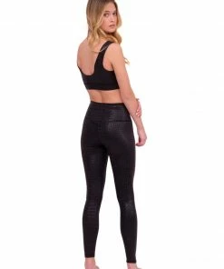 Glyder Black Gator Yoga Pants Activewear 16 Glyder Black Gator Yoga Pants Activewear