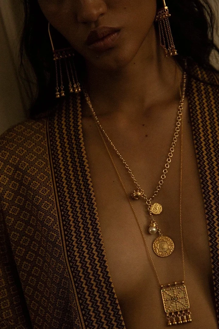 La Sierra Harasi Necklace Dark Green 4 La Sierra Harasi Necklace Dark Green