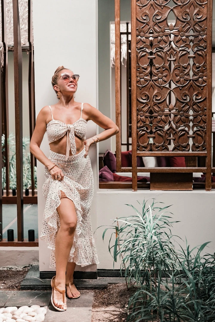 EastNWest Label Crochet & Mirror Skirt Bottoms 6 EastNWest Label Crochet & Mirror Skirt Bottoms