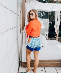 Rinku Mexico Tile Shorts Bottoms