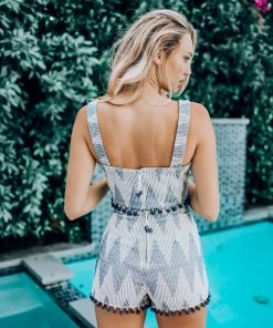 Saylor Zig Zag High Waist Shorts