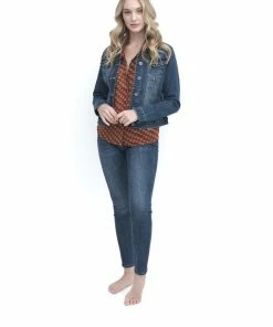 Q2 Dark Wash Denim Jacket