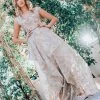 Hermz Dresses Beaded Gown With Removable Tulle Skirt