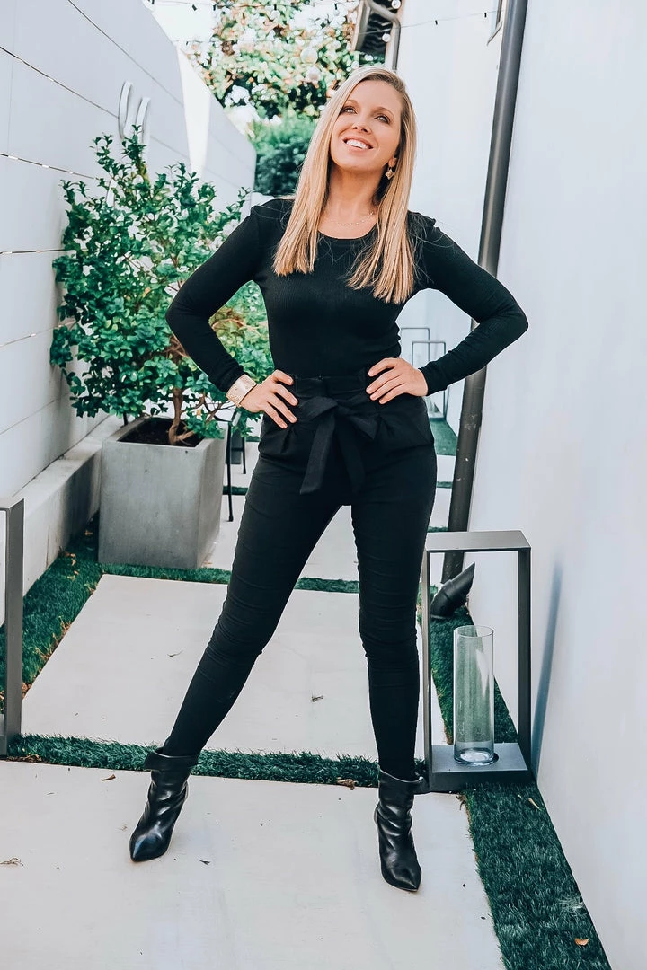 Samantha Eng Long Sleeve Ribbed Top Black Basics 3 Samantha Eng Long Sleeve Ribbed Top Black Basics