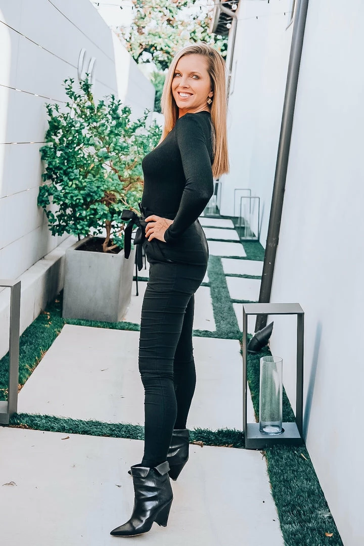 Samantha Eng Long Sleeve Ribbed Top Black Basics 4 Samantha Eng Long Sleeve Ribbed Top Black Basics