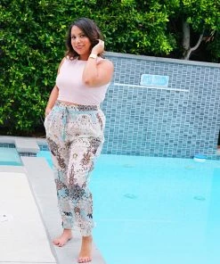 Blanc Noir Cropped Tank Top With Ventilation Pink Activewear