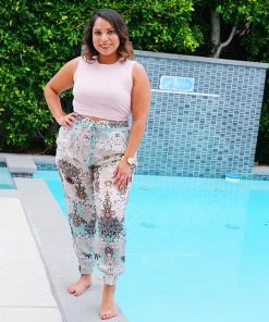 Blanc Noir Cropped Tank Top With Ventilation Pink Activewear