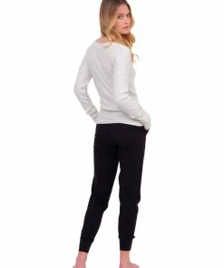 Glyder Oatmeal Ribbed Lounge Top