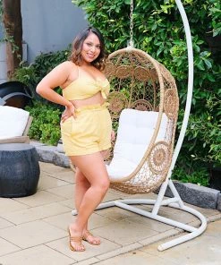 Dress Forum Yellow High Waist Shorts 13 Dress Forum Yellow High Waist Shorts