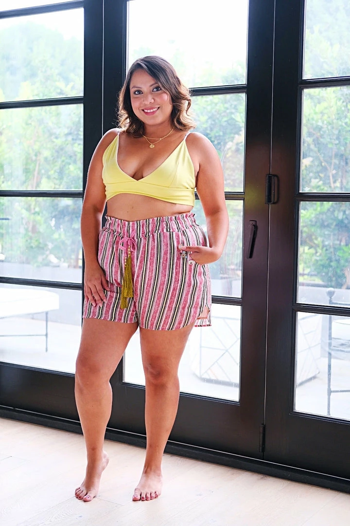 Samantha Eng Activewear Yellow Bralette With Adjustable Straps 4 Samantha Eng Activewear Yellow Bralette With Adjustable Straps