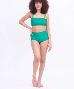 MOS Emerald Bikini Top With Removable Straps Swim