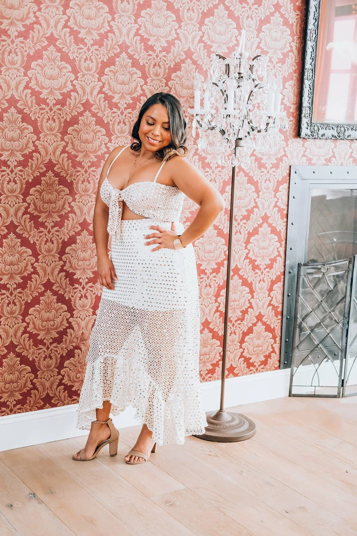 EastNWest Label Crochet & Mirror Skirt Bottoms 3 EastNWest Label Crochet & Mirror Skirt Bottoms