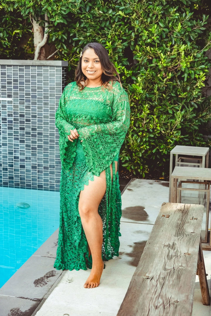 MOS Emerald Flare Sleeve Top Tops 3 MOS Emerald Flare Sleeve Top Tops