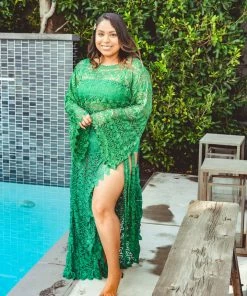 MOS Emerald Lace Sarong Skirt