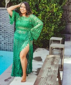 MOS Emerald Flare Sleeve Top Tops